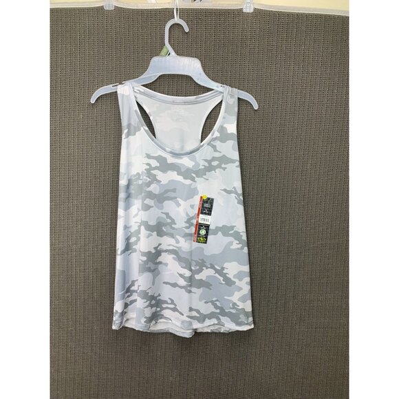 Athletic Works Womens Size M (8-10) Grey Camo Moisture-Wicking Tank Top - Picture 1 of 6